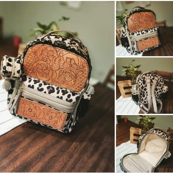 Hand tooled Itzy ritzy mini diaper bag - Picture 5 of 5